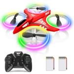 Mini Drone for Kids with LED Lights and Easy Controls