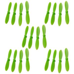 20-Piece Mini Drone Propeller Set - Green