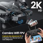 DEERC D10 Foldable Drone with 2K HD Camera