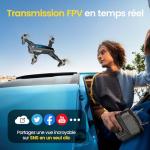 DEERC D10 Foldable Drone with 2K HD Camera