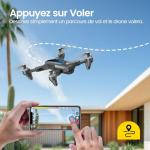 DEERC D10 Foldable Drone with 2K HD Camera