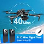 4K Mini Drone with 40 Minutes Flight Time