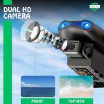 Adeptna Foldable Drone with Dual HD Cameras