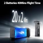 DEERC D25 Foldable Drone with 1080P HD Camera