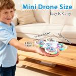 Hand Operated Mini Drone for Kids with Lights