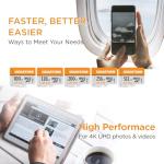 GIGASTONE 128GB Micro SDXC Memory Card 2-Pack