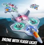 4DRC V50 RC Plane with Flip and Lights