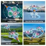 4DRC V50 RC Plane with Flip and Lights