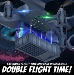 4DRC V50 RC Plane with Flip and Lights