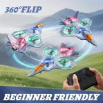4DRC V50 RC Plane with Flip and Lights