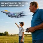 4DRC V50 RC Plane with Flip and Lights