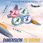 4DRC V50 RC Plane with Flip and Lights