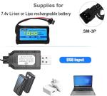 RC Charging Cable 7.4V for LiPo Batteries