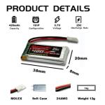 RoaringTop 3.7V 420mAh Lipo Battery and Charger