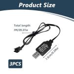 4.8V USB Charger Cable for Drones and RC Cars