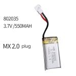 Yooghuge 3.7V 550mA Rechargeable Lithium Polymer Battery