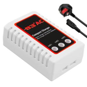 Compact 2-3S Lipo Battery Charger for Drones