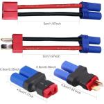 EC5 to T Plug Connector Adapter for Drones
