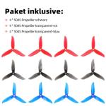 12-Pack 5-Inch Tri Blade Propellers for Drones