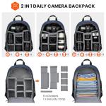 TARION Waterproof Camera Backpack with Tripod Holder