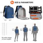 TARION Waterproof Camera Backpack with Tripod Holder