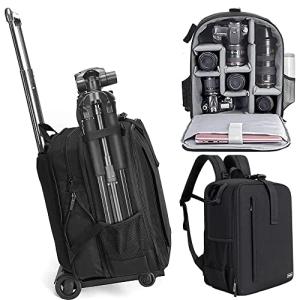 Camera Backpack Trolley for DSLR and Laptops