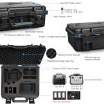 LEKUFEE Waterproof Hard Case for DJI Drones