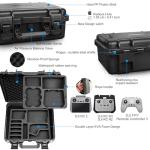LEKUFEE Waterproof Carrying Case for DJI Drones