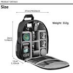 Waterproof Camera Backpack with Removable Padded Insert