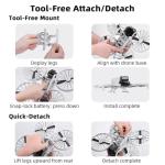 LICHIFIT Foldable Landing Gear for DJI FLIP Drone