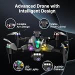 4K Foldable WiFi Camera Drone for Beginners