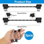 Solryn 90-Degree USB-C Cable for DJI Drones