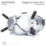 DJI FPV Goggles V2 Skin - Airforce Silver