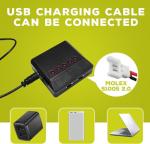 5-Pack 3.7V 400mAh Drone Batteries with Charger