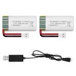 HAWK'S WORK 3.7V 550mAh Lipo Battery Duo