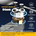 16 PCS Low-Noise Quick-Release Drone Propellers