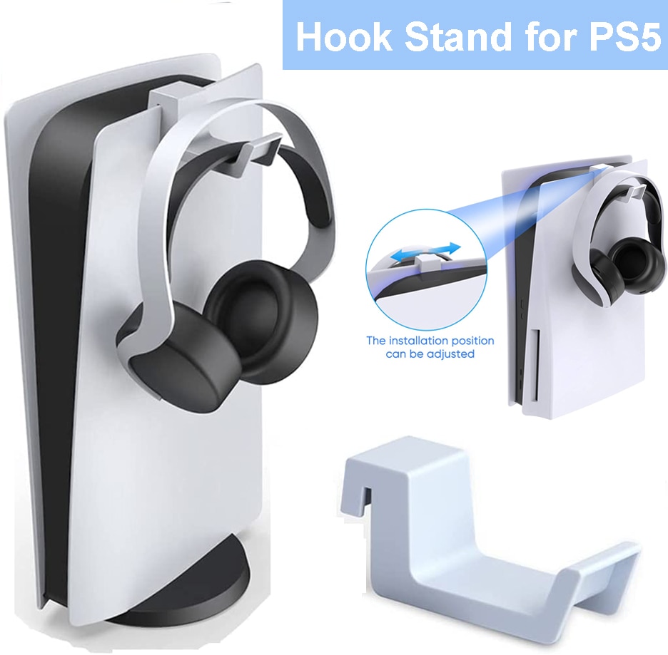 PS5 Controller Headset Hook Stand for Console Accessories