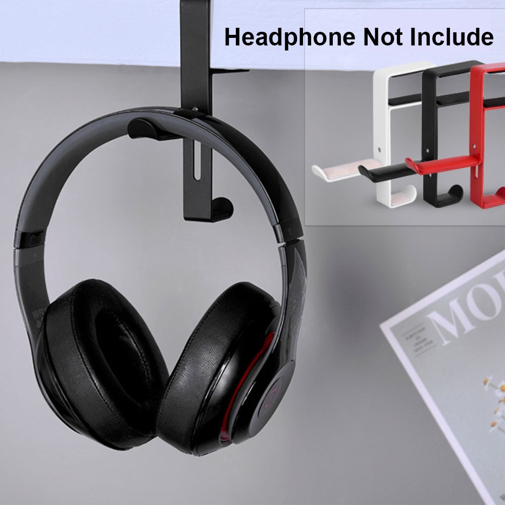 Multi-Brand Headphone Holder Stand Under Desk Hook