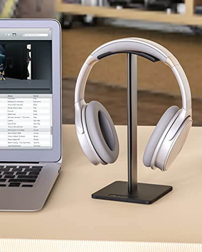 Black Headphone Stand Aluminium Stand for All Sizes