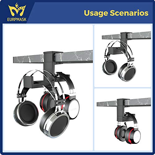 Universal PC Gaming Headphone Stand with Cable Organizer