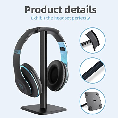 Detachable Headphone Stand for Table or Showcase