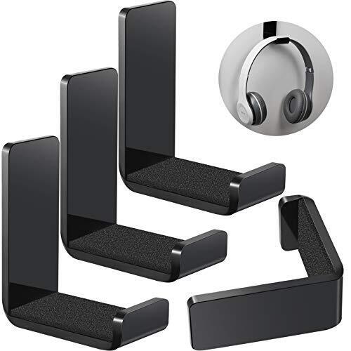 Foldable Wall Mount Headphone Hooks (4-Pack)