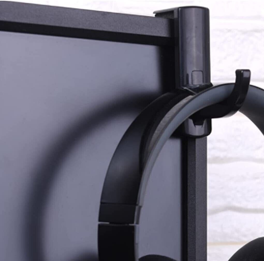 Universal Headphone Hanger for Wall or Monitor