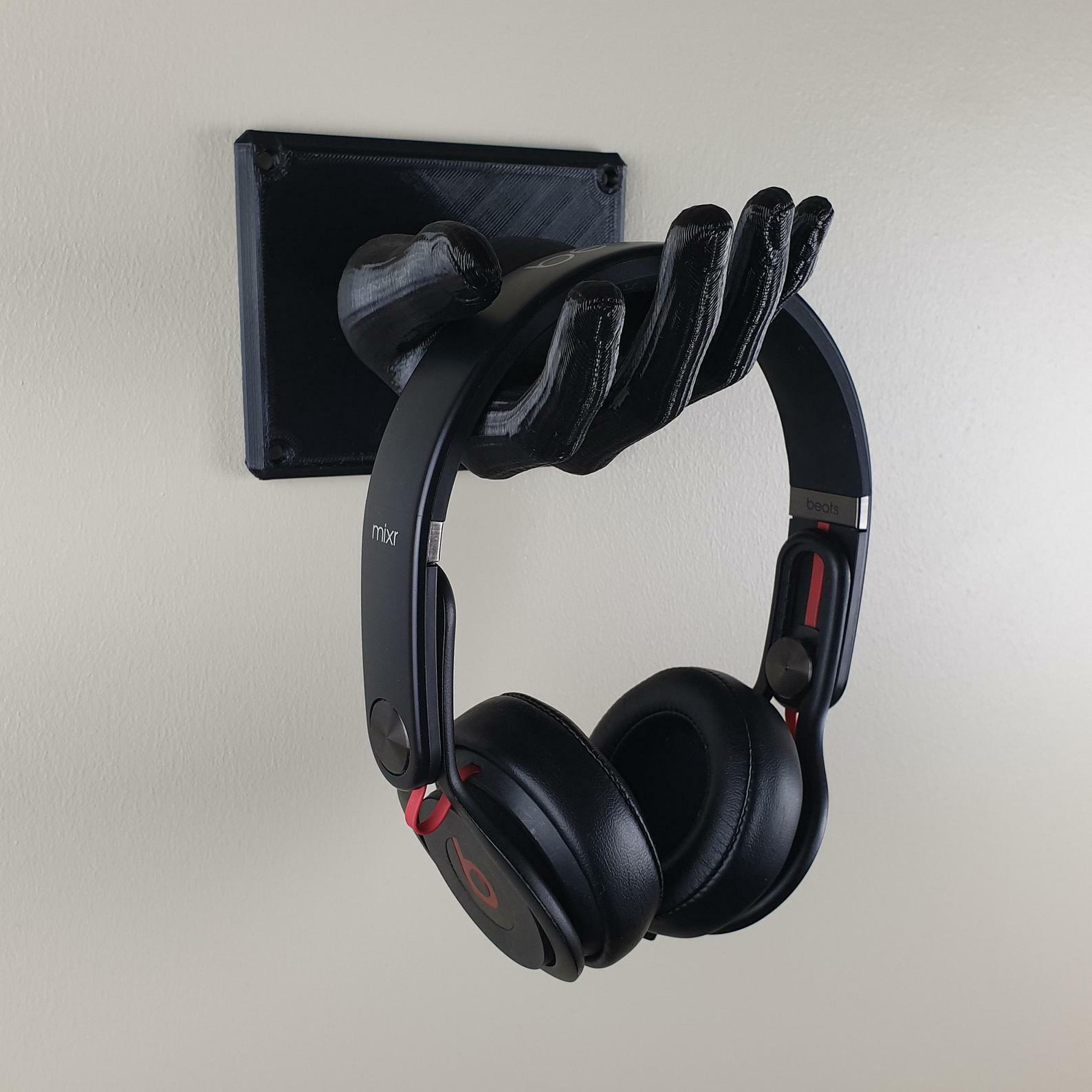 Sculptural Wall-mounted Headphone Display Stand