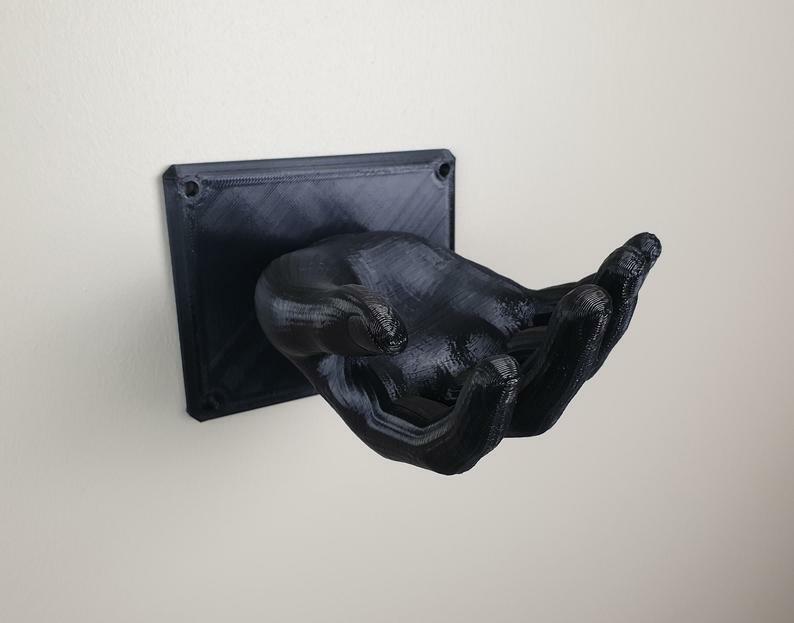 Sculptural Wall-mounted Headphone Display Stand