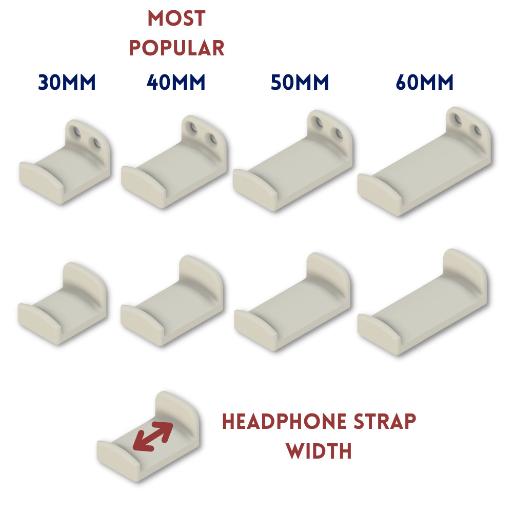 Wall-Mounted Headphone Holder Stand Hook Rack