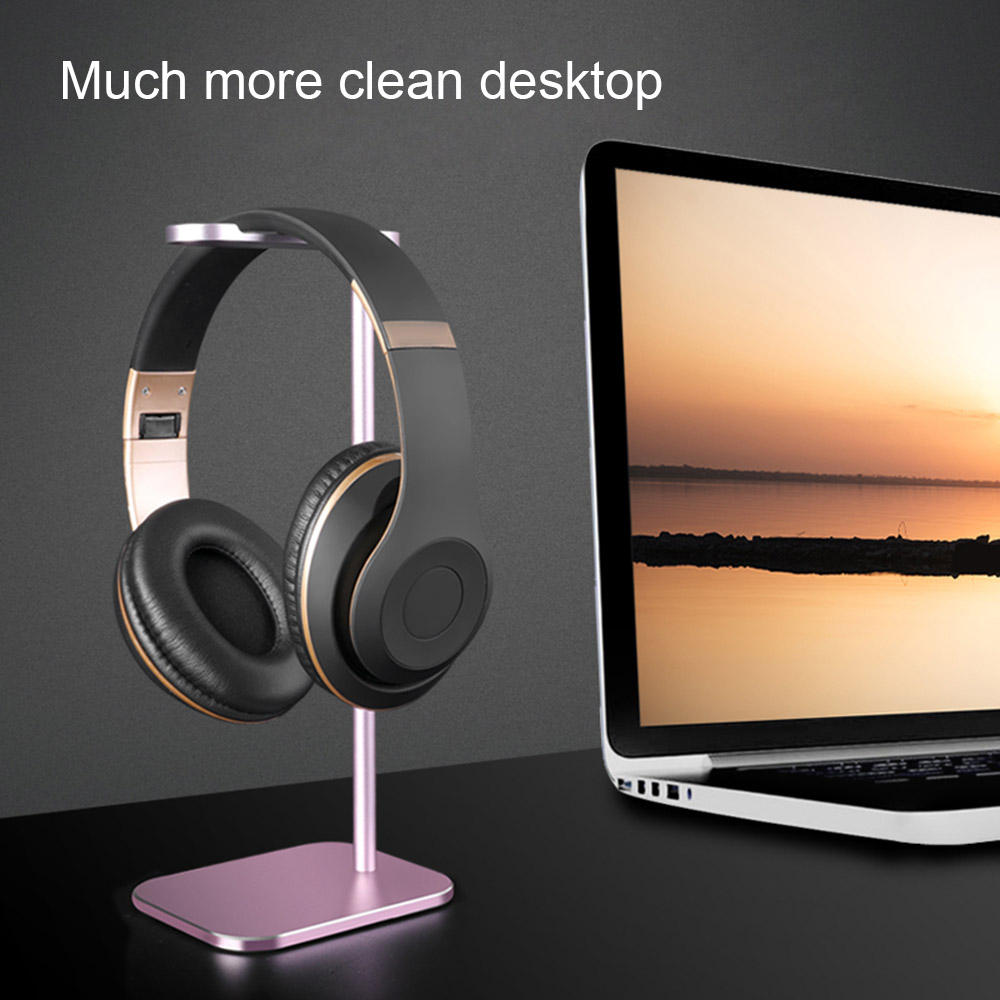 Durable Aluminum Headphone Display Stand with Non-Slip Base