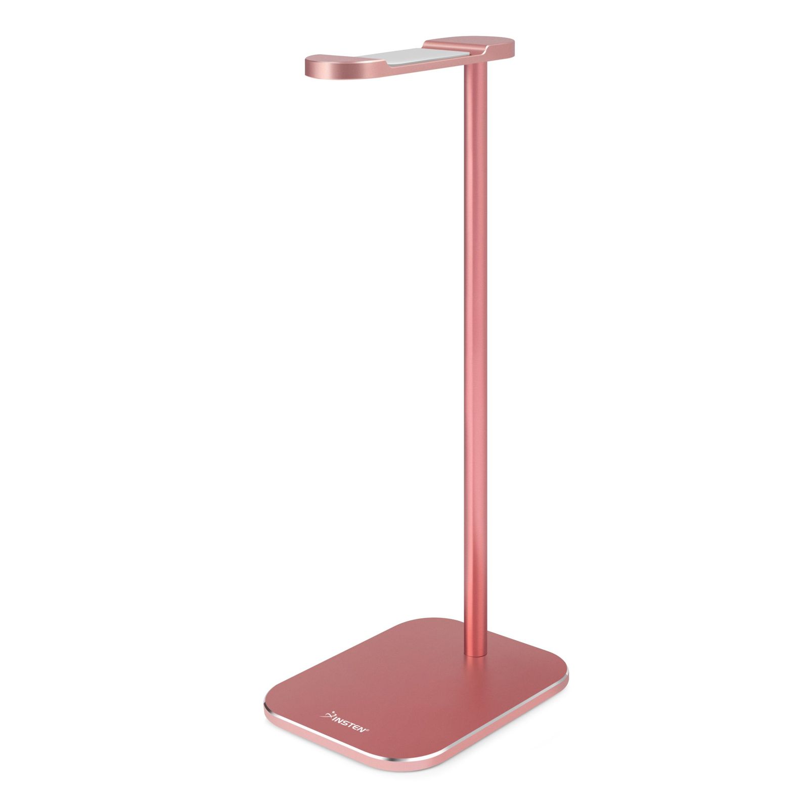 Pink Aluminum Desk Headphone Stand for All Earphones