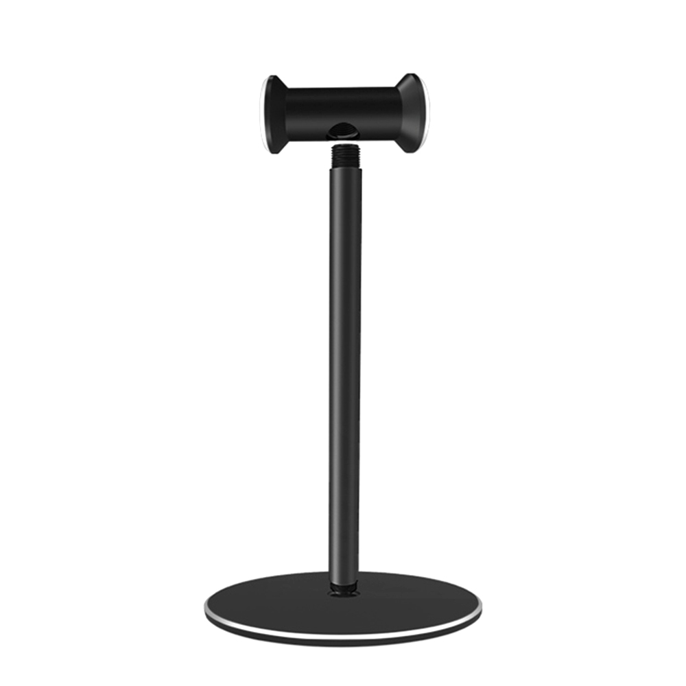 Aluminum Headphone Stand with Silicone Pad - Black