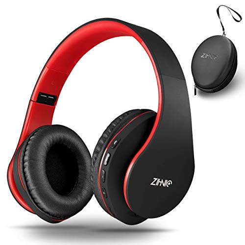 ZIHNIC Bluetooth Headphones - Foldable & Wireless Stereo